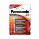 PANASONIC LR6 4 Pcs Eenergy Alkaline Battery AA