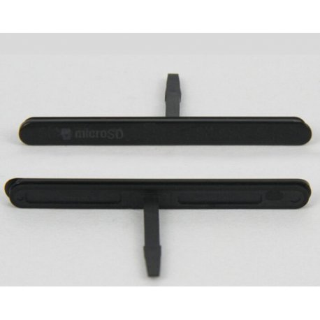 Sony Xperia M5 E5633 / E5663 Usb And Micro Sim Card Cover Black