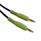 MBcable Jack To Jack 3.5mm Black 1.8M Bulk