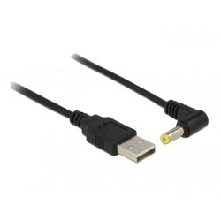 MB Cable Usb To DC 4.75*1.7 Corner Plug Black