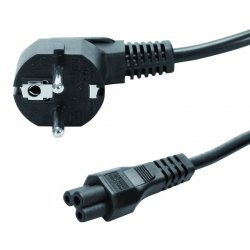 MB Power Cable 3x 0.5mm Copper 1.5m Black