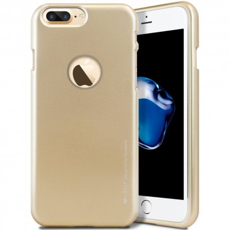 IPhone 7 Plus/8 Plus I-Jelly Metal Mercury Case Gold