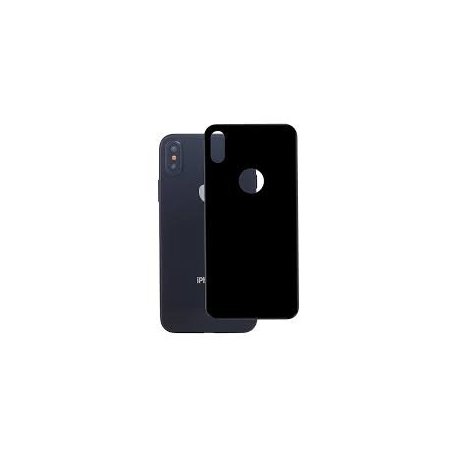 IPhone X/XS Back Tempered Glass 9H Black