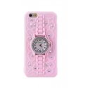IPhone 6/6s Clock Silicon Case Pink