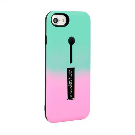 Samsung Galaxy J4 2018 J400 Vennus Ring Finger Stand Cover Mint-Pink