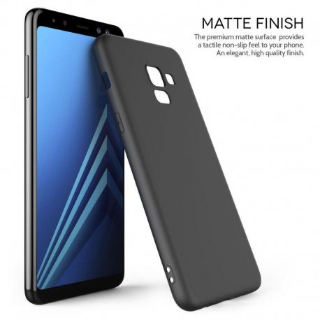 Samsung Galaxy A8 Plus A730 Silicone Case Black