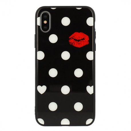 Samsung Galaxy A6 A600 Kiss Vennus Glass Case Black