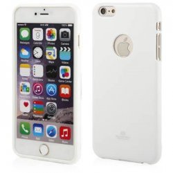 IPhone 7/8 I-Jelly Metal Mercury Case White