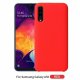 Samsung Galaxy A50 A505 Silky And Soft Touch Finish Silicon Case Red