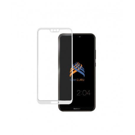 Huawei P20 Lite Tempered Full Screen Protector White