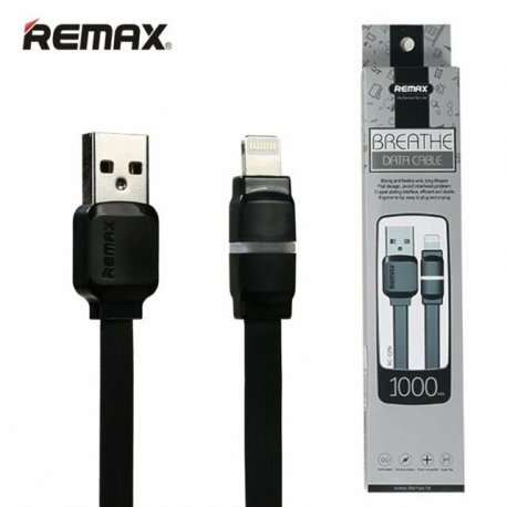 Remax RC-029 Breathe Data Cable Apple Lighting Black