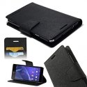 Sony Xperia L39H Ζ1 Book Case Goospery Black