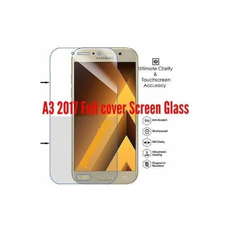 Samsung Galaxy A3 2017 A320 Tempered Glass 9H Full Cover Transperant