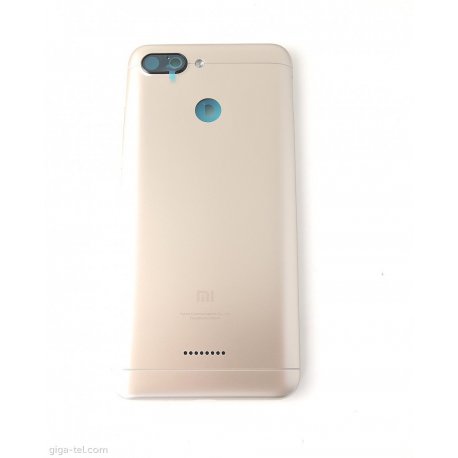 Xiaomi Redmi 6 Dual Sim Battery Cover Gold