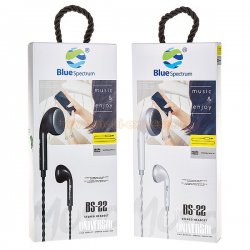 Blue Spectrum BS-22 High Quality Stereo Headset White