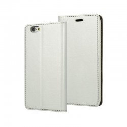 Samsung Galaxy J7 2017 J730 Magnet Book Case Luxus Silver