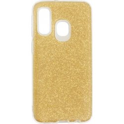 Samsung Galaxy A40 A405 Glitter Back Case Gold
