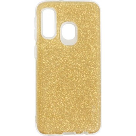 Samsung Galaxy A40 A405 Glitter Back Case Gold