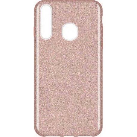 Samsung Galaxy A40 A405 Glitter Back Case Pink
