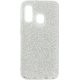 Samsung Galaxy A40 A405 Glitter Back Case Silver