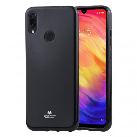 Xiaomi Redmi Note 7 Mercury I-Jelly Metal Case Black