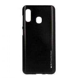 Samsung Galaxy A40 A405 Mercury I-Jelly Metal Case Black