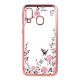 Samsung Galaxy A40 A405 Back Case Flower RoseGold