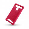 Universal Silicon TPU Case Leather Skin size 5.3 - 5.8 Pink