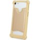 Universal Silicon TPU Case Leather Skin size 5.3 - 5.8 Gold