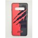 Samsung Galaxy S10 Plus G975 Cover Case Tempered Glass Sup Designer Black/Red