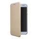 Samsung Galaxy A7 2018 A750/A8 Plus A730 Book Case Magnet Hard Gold