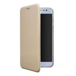 Samsung Galaxy A7 2018 A750 Book Case Magnet Hard Gold