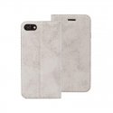 Huawei P20 Magnet Book Case Luxus Velour Silver