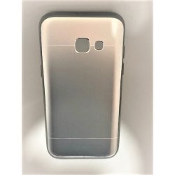 Samsung Galaxy A3 2017 A320 Aluminium Metal Cover and Silicone Inner Case Silver
