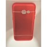 Samsung Galaxy A3 2017 A320 Aluminium Metal Cover and Silicone Inner Case Red