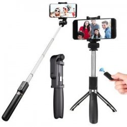 MBcell R9 Extendable Handheld Selfie Stick Tripod bluetooth Wireless Remote Shutter Holder