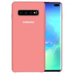 Samsung Galaxy S10 G973 Original Silky Soft-Touch Silicone Case Pink