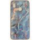 Samsung Galaxy A40 A405 Cover Case Tempered Glass Marmo BlueBlack