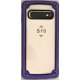 Samsung Galaxy S10 G973 Armor Transparent Acrylic+TPU Hybrid Phone Case Purple
