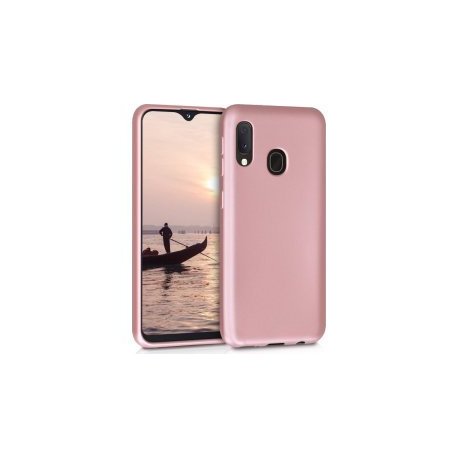 Samsung Galaxy A20e A202 Silicone Case RoseGold