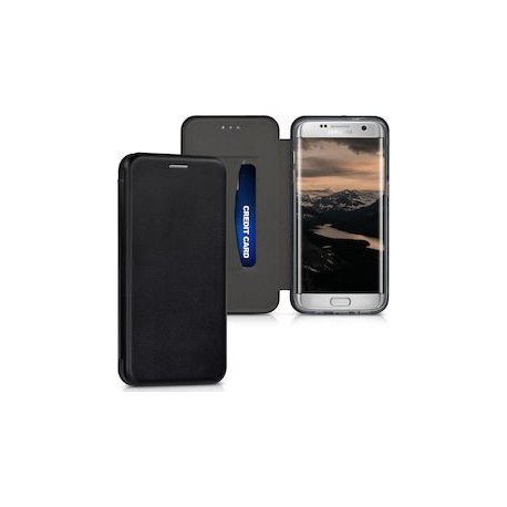 Universal Mobile Book Case 4.7''-5.3'' Magnet Hard Black