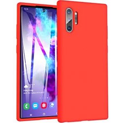 Samsung Galaxy Note 10 Plus N975 Silky And Soft Touch Finish Silicon Case Red