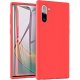 Samsung Galaxy Note 10 N970 Silky And Soft Touch Finish Silicon Case Red