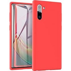 Samsung Galaxy Note 10 N970 Silky And Soft Touch Finish Silicon Case Red