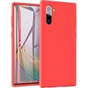 Samsung Galaxy Note 10 N970 Silky And Soft Touch Finish Silicon Case Red