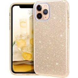 IPhone 11 Pro Siipro Glitter Back Case Gold