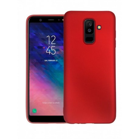 Samsung Galaxy A6 2018 A600 Silicone IC Case Red