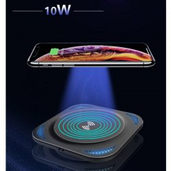 Treqa TR-W8 Wireless Charger Fast Carbon