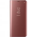 Xiaomi Redmi 7A Book Case Clear View RoseGold