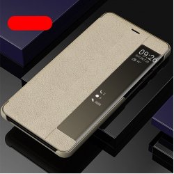 Huawei P30 Book Case View Cover Gold